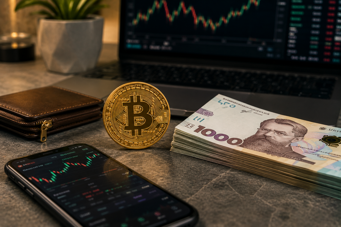 Як обміняти Bitcoin (BTC) на українські гривні (UAH)